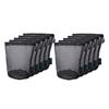 iBasingo 10pcs/lot Black Mesh Bag Nylon Sack Durable Drawstring Net Bag Small Travel Sleeping Bag Stuff Sack Mesh Storage Ditty Bag for Cosmetics Shower Gels Bottle Pot Tennis Golf Ball Tools BVP03 view 1