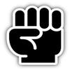 Protests Against Donald Trump Fist Political Vinyl Sticker Car Bumper Decal view 1