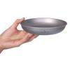 iBasingo Titanium Pan Dish Plate with Carry Mesh Bag Ultralight for Outdoor Camping Tableware Cookware Mess Kit A-Ti1102T view 1