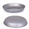 iBasingo Titanium Pan Dish Plate with Carry Mesh Bag Ultralight for Outdoor Camping Tableware Cookware Mess Kit A-Ti1102T view 4