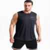 NELEUS Men's 3 Pack Muscle Workout Tank Top for Gym Running,5042,Black,Grey,Blue,3XL view 2