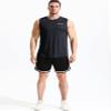 NELEUS Men's 3 Pack Muscle Workout Tank Top for Gym Running,5042,Black,Grey,Blue,3XL view 3
