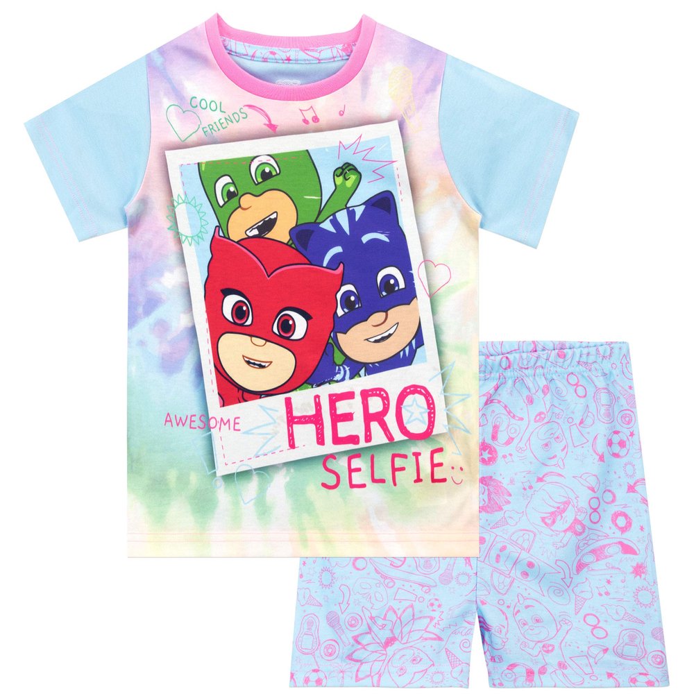 PJ Masks Girls Pajamas Multicloured Size 8 Multicoloured