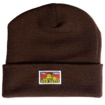 Ben Davis Acrylic Cuffed Beanie Skull Cap (Brown)