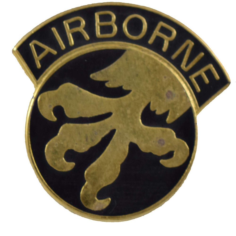 17TH AIRBORNE LAPEL PIN OR HAT PIN - Size 7/8" - VETERAN OWNED BUSINESS