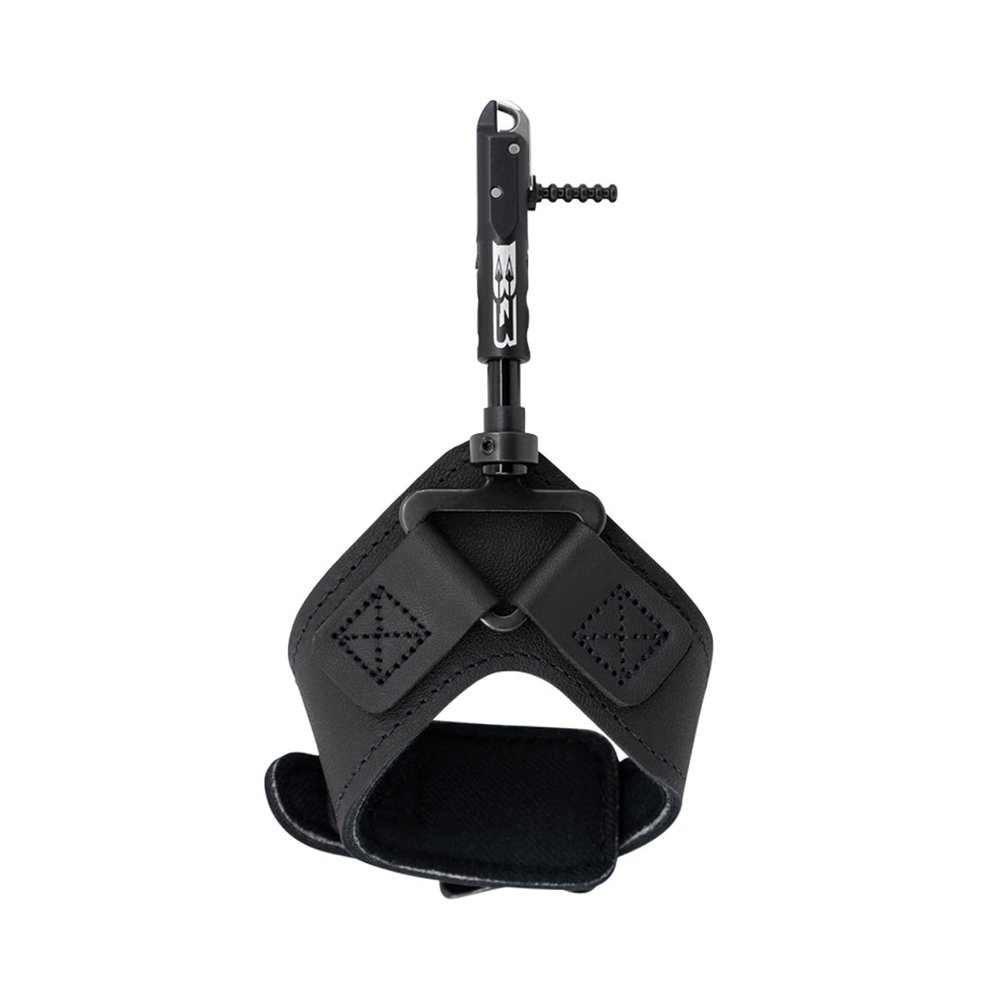 B3 Archery Nemesis Roller Sear Single Jaw Release Aid with Swivel Connector | Built-in Trigger Grip Design | Stainless Steel Jaw | Multiple Length Adjustments, Black