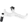 B3 Archery Ghost 3 Finger Handle Back-Tension Release with Textured Coated White Grip & Integrated Thumb Peg for Bowhunting & Competition view 1