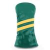 Hurricane Golf 2 Stripe Fairway Wood Headcover Green/Yellow Retro Look view 1