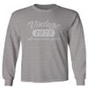 0267. Cool Funny 50th Birthday Gift Vintage Since 1975 Years Old Men's Long Sleeve t Shirt (Light Gray Medium) view 1