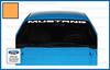 Decal Mods Front Windshield Banner Compatible with Ford Mustang (1999-2004) Decal Sticker Graphic V6 - M (Grabber Orange) - CGRABORA view 1