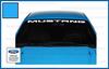 Decal Mods Front Windshield Banner Compatible with Ford Mustang (1999-2004) Decal Sticker Graphic V6 - M (Grabber Blue) - CGRABLU view 1