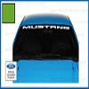 Decal Mods Front Windshield Banner Compatible with Ford Mustang (1999-2004) Decal Sticker Graphic V6 - M (Vibrant Green) - CVGN view 1