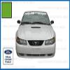 Decal Mods Front Windshield Banner Compatible with Ford Mustang (1999-2004) Decal Sticker Graphic V6 - M (Vibrant Green) - CVGN view 3