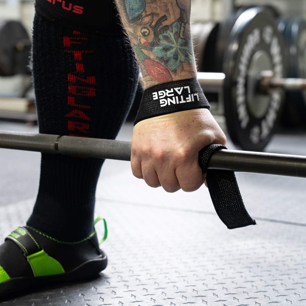 Double Ply Weightlifting Lifting Straps - Black One Year Warranty
