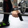 Double Ply Weightlifting Lifting Straps - Black One Year Warranty view 1