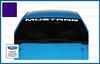 Decal Mods Front Windshield Banner Compatible with Ford Mustang (1999-2004) Decal Sticker Graphic V6 - M (Purple) - CPURPLE view 1