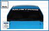 Decal Mods Front Windshield Banner Compatible with Ford Mustang (1999-2004) Decal Sticker Graphic V6 - M (Matte White) - CWM view 1