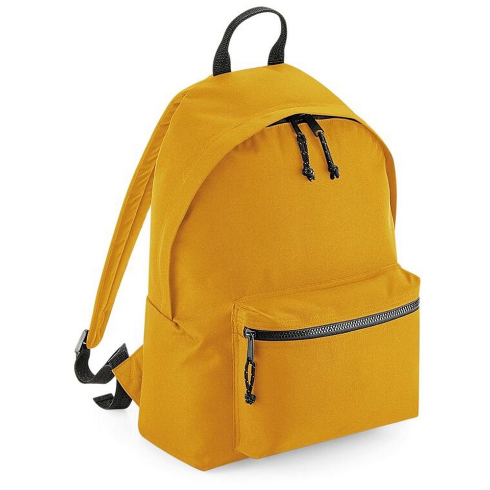 BagBase Recycled Knapsack (One Size) (Mustard)