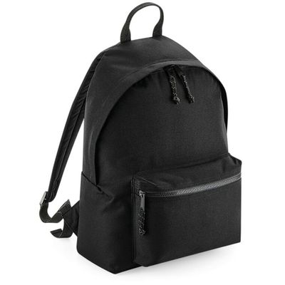 BagBase Recycled Knapsack (One Size) (Black)