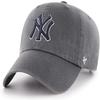 47 MLB Alternate Clean Up Adjustable Hat, Adult (New York Yankees Charcoal) view 1