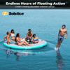 SOLSTICE 10-Person Circular Mesh Inflatable Dock, Floating Water Raft Platform, 10ft - Round Outdoor Ring for Lake, River, Swimming Pool & Beach, Includes w/Carry Bag & Repair Kit view 2