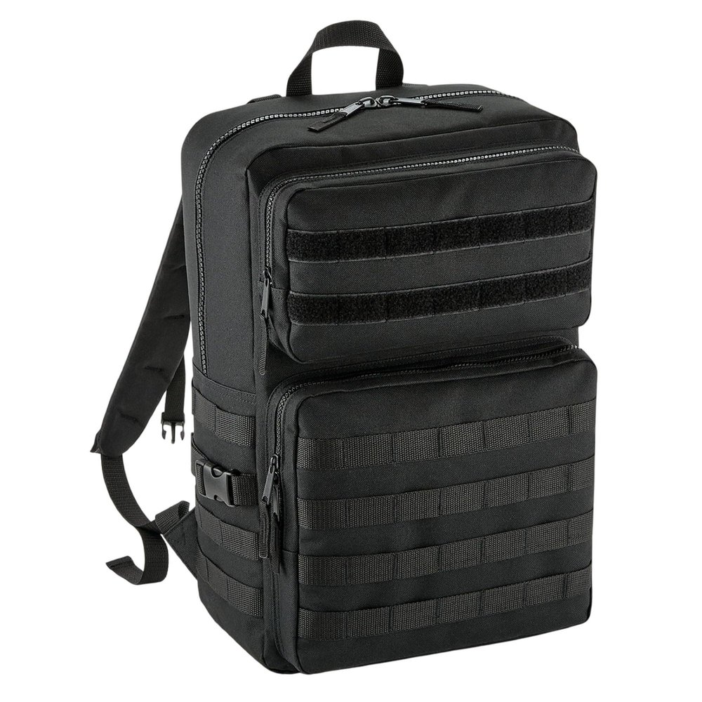 Bagbase Molle Tactical Knapsack (One Size) (Black)