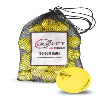 Bullet .444 Distance Matte Colored Golf Balls [30-Ball]