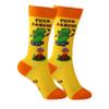 Bionic Blaze Cancer Gift Socks - Cancer Sucks Awareness Apparel - Limited Edition - (Yellow F Cancer) view 1