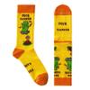 Bionic Blaze Cancer Gift Socks - Cancer Sucks Awareness Apparel - Limited Edition - (Yellow F Cancer) view 2