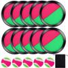 Cooraby Toss and Catch Paddle Game 5 Set Paddle Toss and Catch Ball Sport Games Suitable for Sports, Beach and Party Favor with Storage Bag, 10 Paddles and 5 Balls view 1