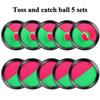 Cooraby Toss and Catch Paddle Game 5 Set Paddle Toss and Catch Ball Sport Games Suitable for Sports, Beach and Party Favor with Storage Bag, 10 Paddles and 5 Balls view 4