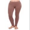ALWAYS Women's High Waist Yoga Pants - Premium Soft Tummy Control Workout Stretch Solid Pants with Pockets Tan 2XL view 3