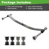 10L0L Golf Cart Heavy Duty Front Leaf Spring Kit with Bushings & Sleeves Compatible with Club Car DS 1981-up & Precedent 2004-2008, OEM# 1012030 1012322 1013867 1015108 view 4