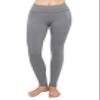 ALWAYS Women's High Waist Yoga Pants - Premium Soft Tummy Control Workout Stretch Solid Pants with Pockets Grey M view 3