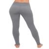 ALWAYS Women's High Waist Yoga Pants - Premium Soft Tummy Control Workout Stretch Solid Pants with Pockets Grey M view 4