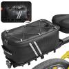Lixada Bike Trunk Bag 7L Bicycle Rack Rear Carrier Bag Bicycle Commuter Bag Water Resistant Bike Rack Bag with Rain Cover view 1