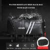 Lixada Bike Trunk Bag 7L Bicycle Rack Rear Carrier Bag Bicycle Commuter Bag Water Resistant Bike Rack Bag with Rain Cover view 4