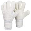Renegade GK Fury Avalanche Goalie Gloves with Pro-Tek Fingersaves | 4mm Giga Grip & 4mm Duratek | White Goal Keeper Gloves (Size 10, Adult, Roll Cut, Level 4) view 1
