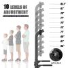 soges Power Tower Pull Up & Dip Station Multi-Function Home Strength Training Fitness Workout Station Height Adjustable, PSBB005-N view 3