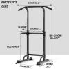 soges Power Tower Pull Up & Dip Station Multi-Function Home Strength Training Fitness Workout Station Height Adjustable, PSBB005-N view 4