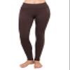 ALWAYS Women's High Waist Yoga Pants - Premium Soft Tummy Control Workout Stretch Solid Pants with Pockets Brown S view 3