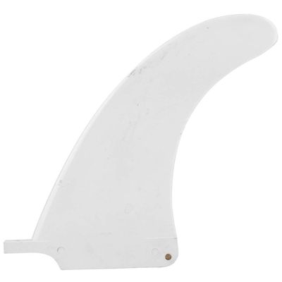 Alomejor Surfboard Fins Surfboard Nylon Fibre Fins Single Fin Central Fin Longboard Surfboard Paddleboard Fin (6.5inch White)