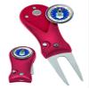 Clip Wipes Air Force Divot Tool Switchblade Style with Ball Marker (Red-Seal) view 1