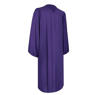Endea Church Matte Choir Robe (39 (4'6" - 4'8"), Purple)