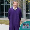 Endea Church Matte Choir Robe (39 (4'6" - 4'8"), Purple) view 2