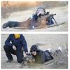 UNISTRENGH Outdoor Tactical Shooting Mat Padded Double-Sided Moisture-Proof Portable Placemat 900D Waterproof Nylon Shooting Mat (CP campouflage) view 2