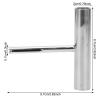 Alomejor Fish Tube Tool,304 Stainless Steel Design,Fishing Accessory T Bar for Divers Anglers Spearfishing Underwater Activities view 3