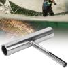 Alomejor Fish Tube Tool,304 Stainless Steel Design,Fishing Accessory T Bar for Divers Anglers Spearfishing Underwater Activities view 4
