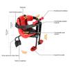 FORTOP Baby Bike Seat, Front Mount Kids Bike seat for Toddler with Safety Belt and Handrail, Compatilble with Adult Bike (Red) view 3