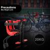 FORTOP Baby Bike Seat, Front Mount Kids Bike seat for Toddler with Safety Belt and Handrail, Compatilble with Adult Bike (Red) view 4